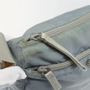 PRADA Shoulder Bag Nylon Light Blue Silver Auth 157225-18