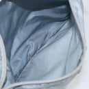 PRADA Shoulder Bag Nylon Light Blue Silver Auth 157225-11