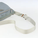 PRADA Shoulder Bag Nylon Light Blue Silver Auth 157225-7