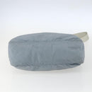 PRADA Shoulder Bag Nylon Light Blue Silver Auth 157225-5
