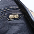 FENDI Zucca Canvas Boston Bag Brown Black Auth 157227-17