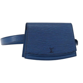 LOUIS VUITTON Epi Ceinture Tilsitt Pochette Waist Bag Blue M52605 LV Auth 157230
