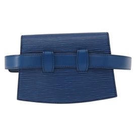 LOUIS VUITTON Epi Ceinture Tilsitt Pochette Waist Bag Blue M52605 LV Auth 157230 - 0
