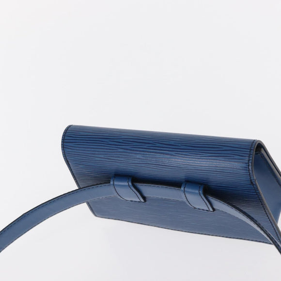 LOUIS VUITTON Epi Ceinture Tilsitt Pochette Waist Bag Blue M52605 LV Auth 157230