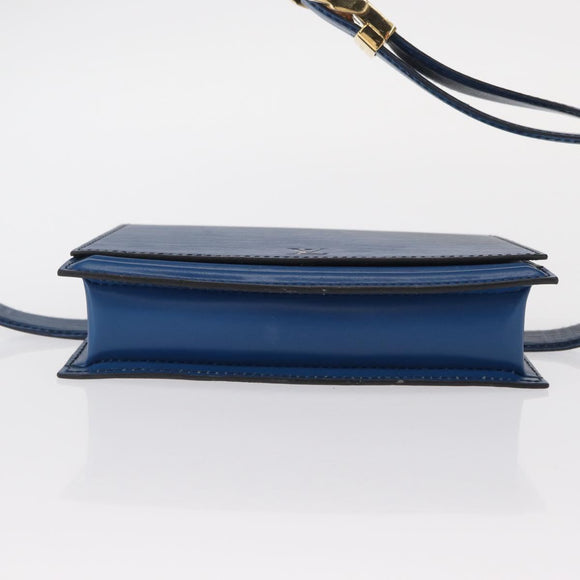 LOUIS VUITTON Epi Ceinture Tilsitt Pochette Waist Bag Blue M52605 LV Auth 157230