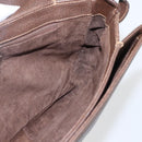 GUCCI Shoulder Bag Leather Brown Gold 001 116 0912 Auth 157232-20