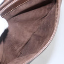 GUCCI Shoulder Bag Leather Brown Gold 001 116 0912 Auth 157232-23