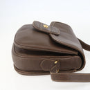 GUCCI Shoulder Bag Leather Brown Gold 001 116 0912 Auth 157232-4