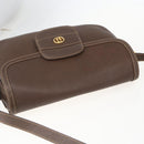 GUCCI Shoulder Bag Leather Brown Gold 001 116 0912 Auth 157232-6