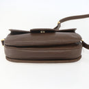 GUCCI Shoulder Bag Leather Brown Gold 001 116 0912 Auth 157232-5