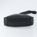 GUCCI Bamboo Shoulder Bag Leather 2way Black Gold 001 2123 1633 Auth 157233-11