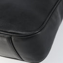 GUCCI Bamboo Shoulder Bag Leather 2way Black Gold 001 2123 1633 Auth 157233-12