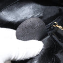 GUCCI Bamboo Shoulder Bag Leather 2way Black Gold 001 2123 1633 Auth 157233-21