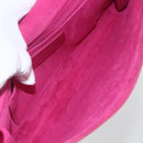 SAINT LAURENT Y line Clutch Bag Leather Pink Gold Auth 157239V-14