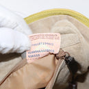 BOTTEGA VENETA INTRECCIATO Hand Bag Leather Yellow Silver Auth 157240-11