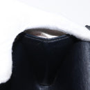 Christian Dior Trotter Canvas Chain Shoulder Bag Navy Gold Auth 157241-19