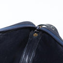 Christian Dior Shoulder Bag Suede Black Gold Auth 157242-20