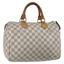 LOUIS VUITTON Damier Azur Speedy 30 Hand Bag N41533 LV Auth 157243-1