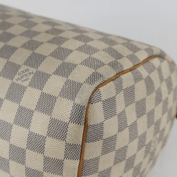 LOUIS VUITTON Damier Azur Speedy 30 Hand Bag N41533 LV Auth 157243
