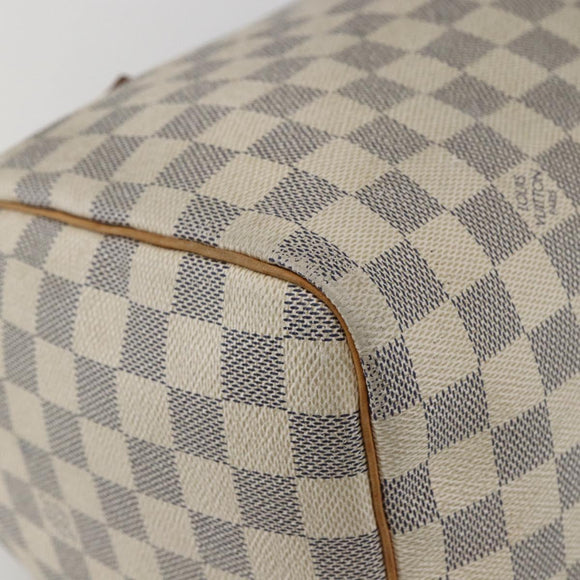 LOUIS VUITTON Damier Azur Speedy 30 Hand Bag N41533 LV Auth 157243