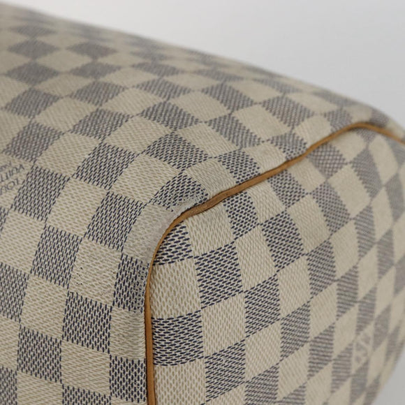 LOUIS VUITTON Damier Azur Speedy 30 Hand Bag N41533 LV Auth 157243