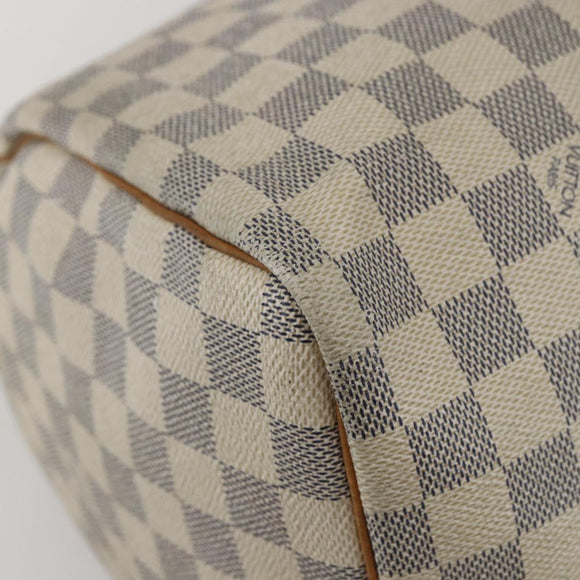 LOUIS VUITTON Damier Azur Speedy 30 Hand Bag N41533 LV Auth 157243