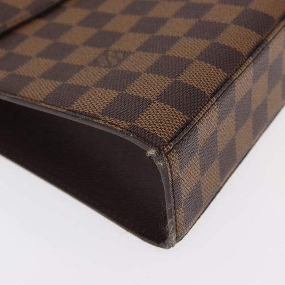 LOUIS VUITTON Damier Ebene Malesherbes Hand Bag N51379 LV Auth 157245