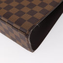 LOUIS VUITTON Damier Ebene Malesherbes Hand Bag N51379 LV Auth 157245-17