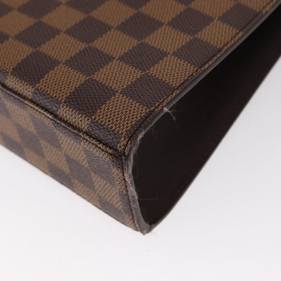 LOUIS VUITTON Damier Ebene Malesherbes Hand Bag N51379 LV Auth 157245