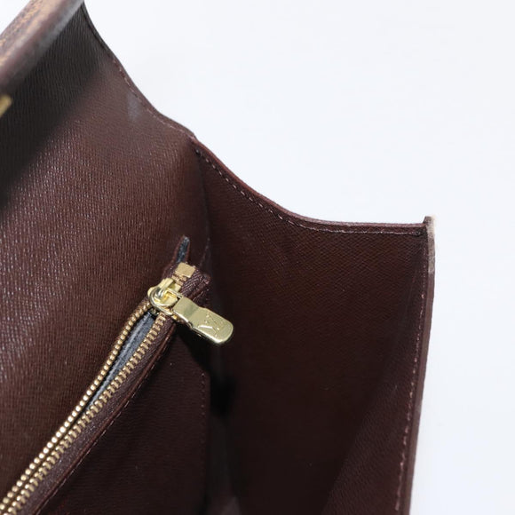 LOUIS VUITTON Damier Ebene Malesherbes Hand Bag N51379 LV Auth 157245