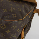 LOUIS VUITTON Monogram Saumur 35 Shoulder Bag M42254 LV Auth 157246-14