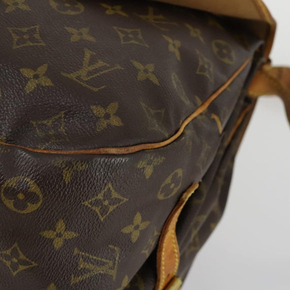 LOUIS VUITTON Monogram Saumur 35 Shoulder Bag M42254 LV Auth 157246