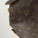 LOUIS VUITTON Monogram Saumur 35 Shoulder Bag M42254 LV Auth 157246-15