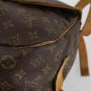 LOUIS VUITTON Monogram Saumur 35 Shoulder Bag M42254 LV Auth 157246-16