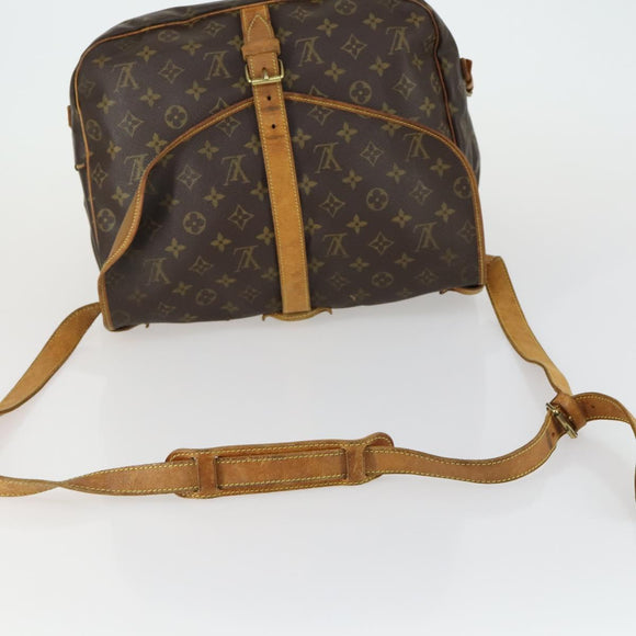 LOUIS VUITTON Monogram Saumur 35 Shoulder Bag M42254 LV Auth 157246