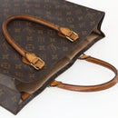 LOUIS VUITTON Monogram Sac Plat Hand Bag M51140 LV Auth 157247-6
