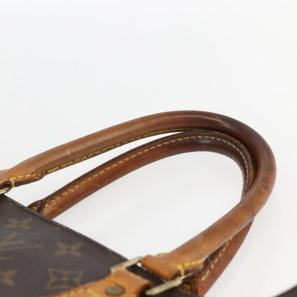 LOUIS VUITTON Monogram Sac Plat Hand Bag M51140 LV Auth 157247