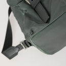 PRADA Backpack Nylon Green Silver Auth 157248-17