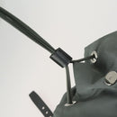 PRADA Backpack Nylon Green Silver Auth 157248-22