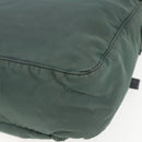 PRADA Shoulder Bag Nylon Green Silver Auth 157249-17