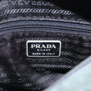 PRADA Shoulder Bag Nylon Green Silver Auth 157249-21