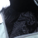 PRADA Shoulder Bag Nylon Green Silver Auth 157249-10