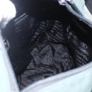 PRADA Shoulder Bag Nylon Green Silver Auth 157249-23