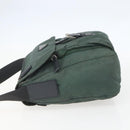 PRADA Shoulder Bag Nylon Green Silver Auth 157249-3