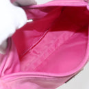 PRADA Hand Pouch Nylon Pink Auth 157250-11