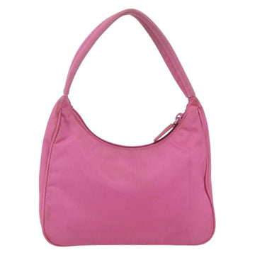PRADA Hand Pouch Nylon Pink Auth 157250 - 0
