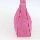 PRADA Hand Pouch Nylon Pink Auth 157250-3
