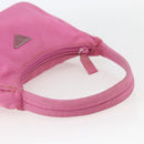 PRADA Hand Pouch Nylon Pink Auth 157250-7