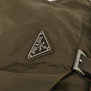 PRADA Backpack Nylon Green Silver Auth 157251-19