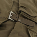 PRADA Backpack Nylon Green Silver Auth 157251-20